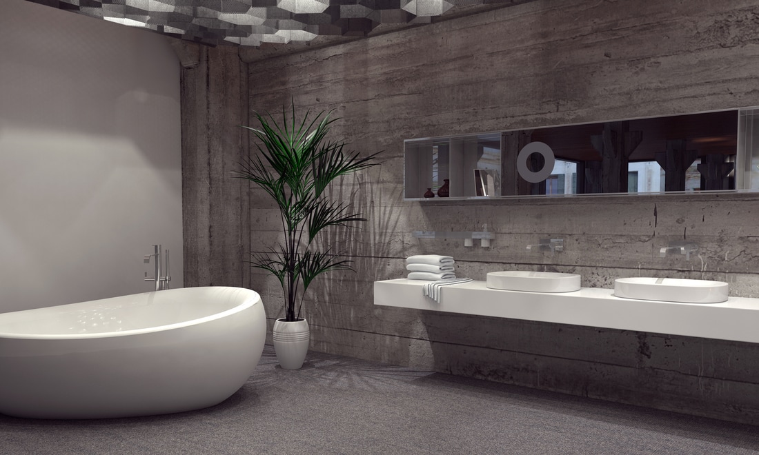 Image of a stylish bathroom suite